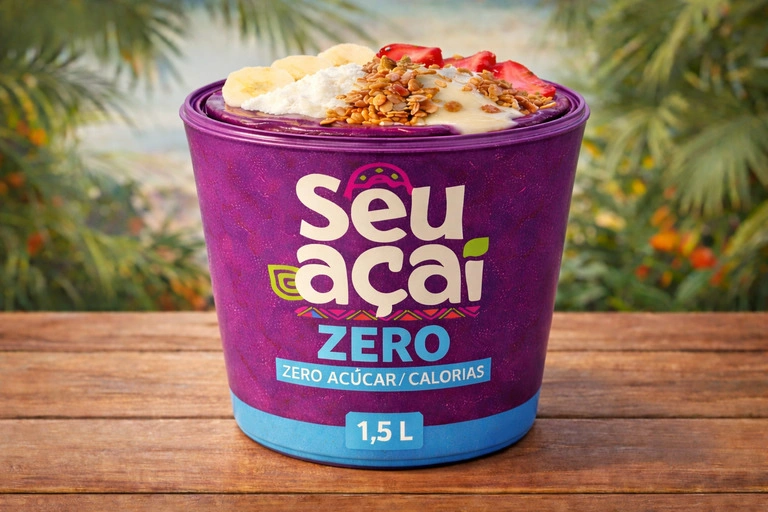 Pote de Açaí Zero 1.5lt